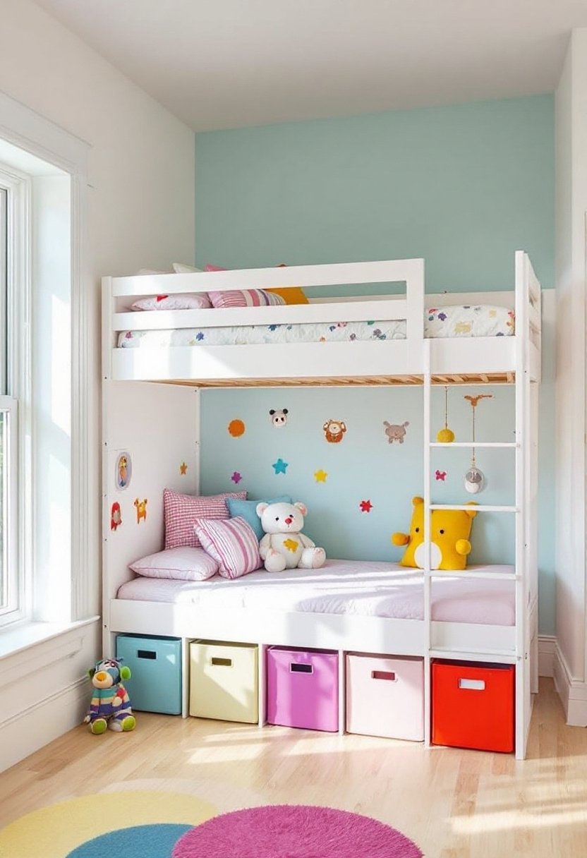 20 Fun &Amp; Functional Ikea Kids Room Ideas 19 Kura bed flexibility options