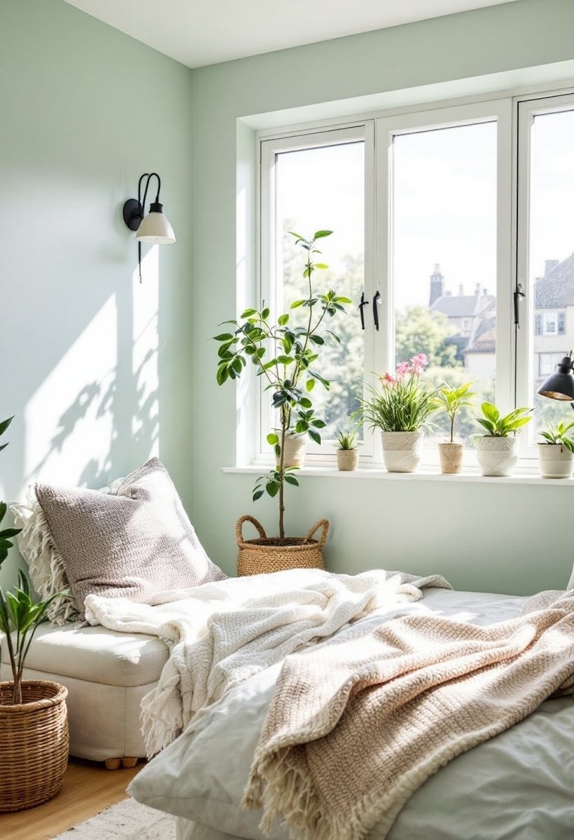 15 Budget-Friendly Small Bedroom Makeover Ideas 2 Light colors enhance spaciousness