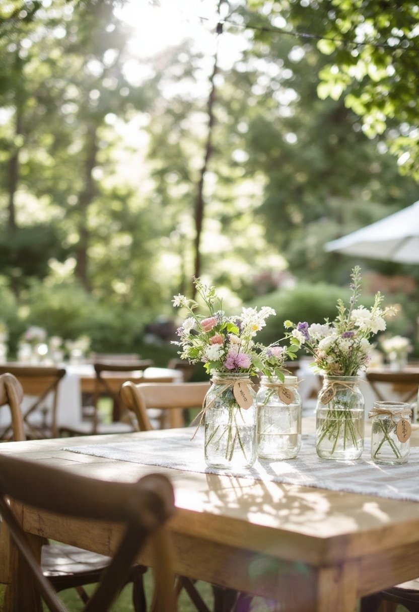 25 Backyard Wedding Ideas On A Budget 10 Mason jars for weddings