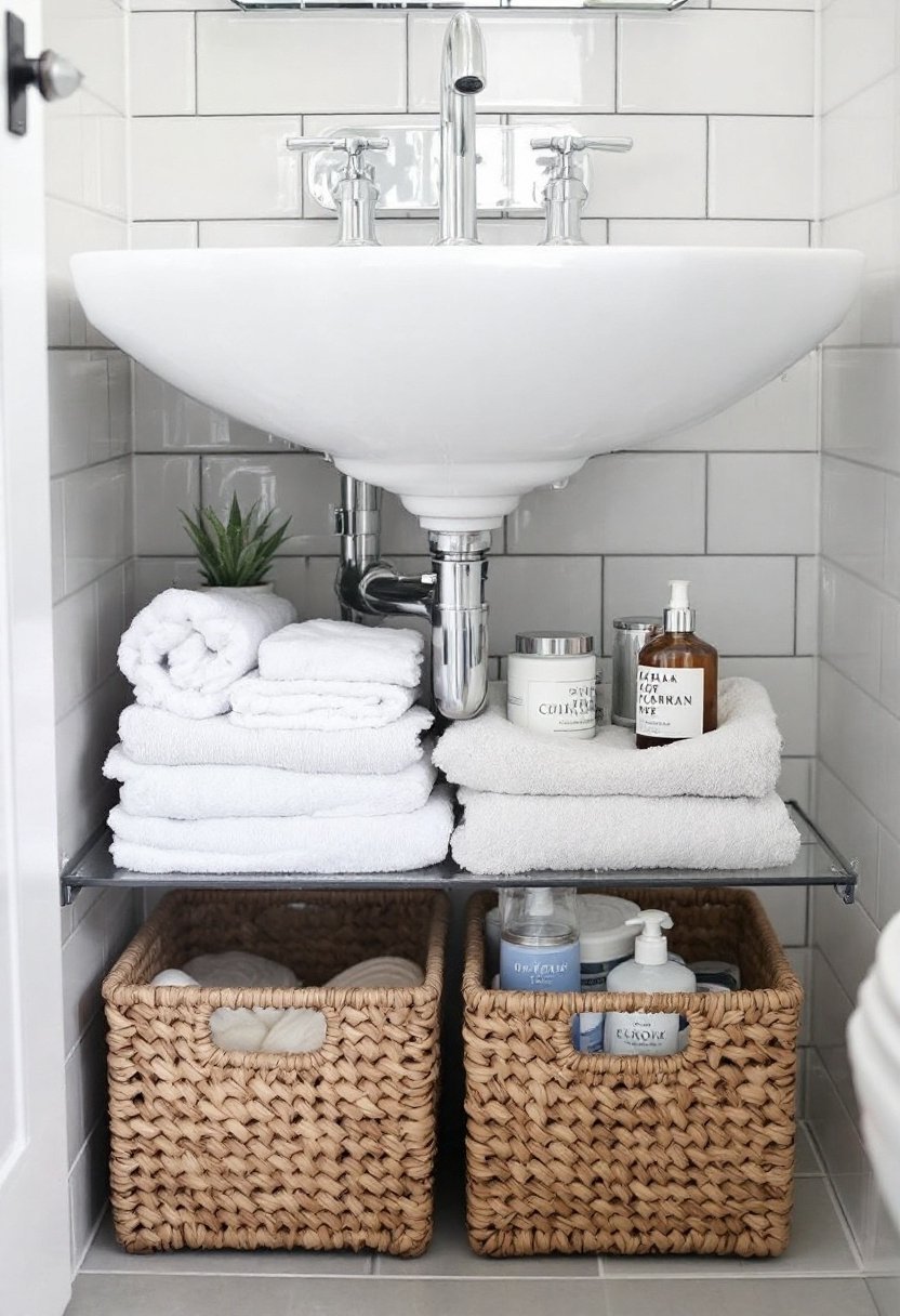 15 Clever Small Bathroom Storage Solutions 15 Maximize bathroom storage efficiently