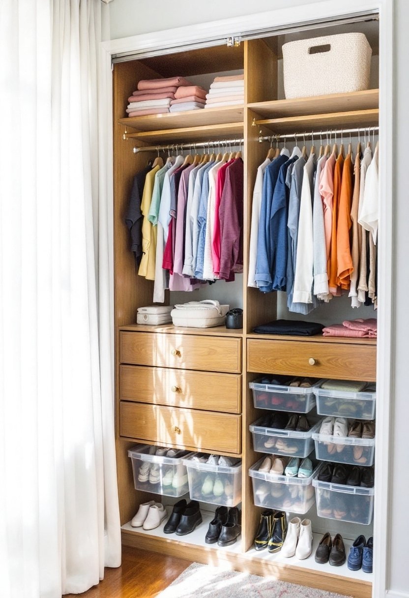 21 Bedroom Organization Ideas That Work 5 Maximize closet space effectively