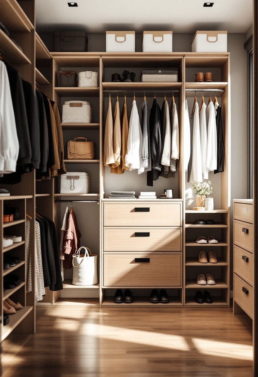 15 Ikea Pax Hacks For A Dream Closet 2 Maximize closet vertical storage