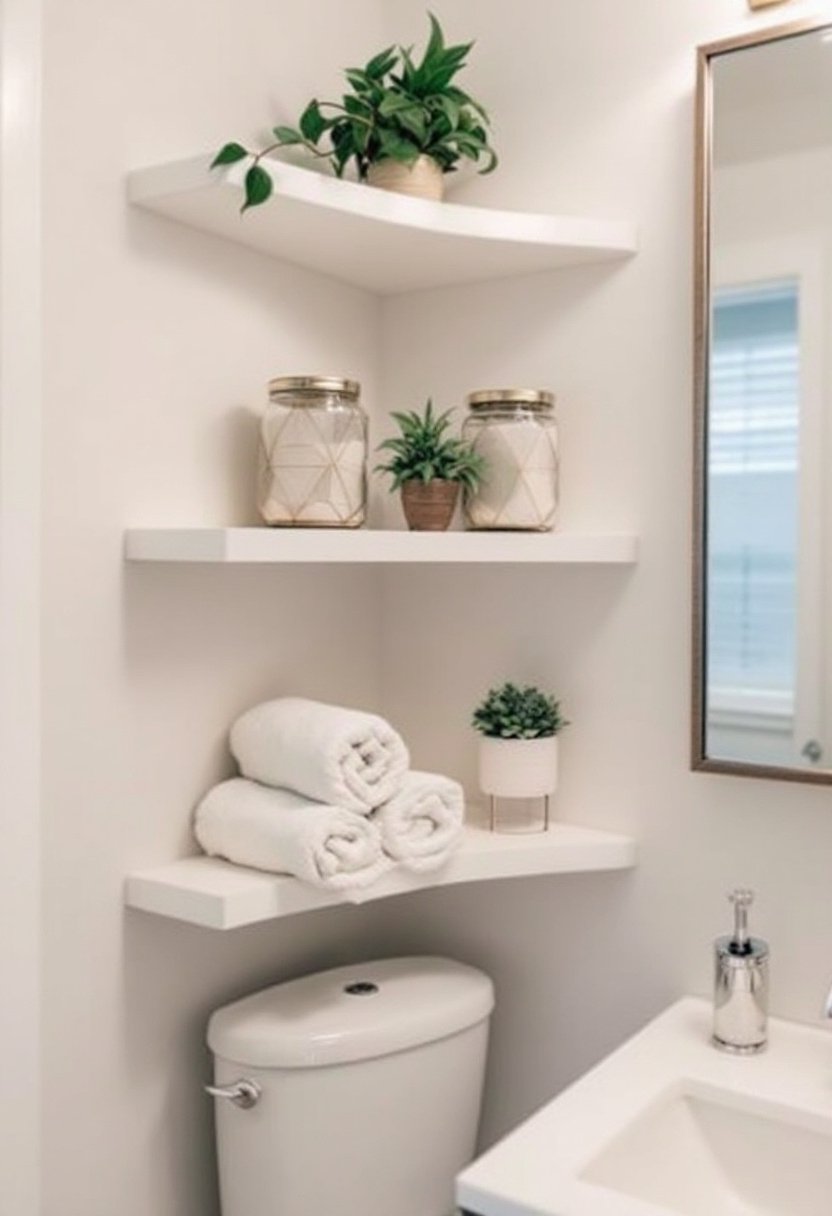 15 Clever Small Bathroom Storage Solutions 4 Maximize corner storage efficiently