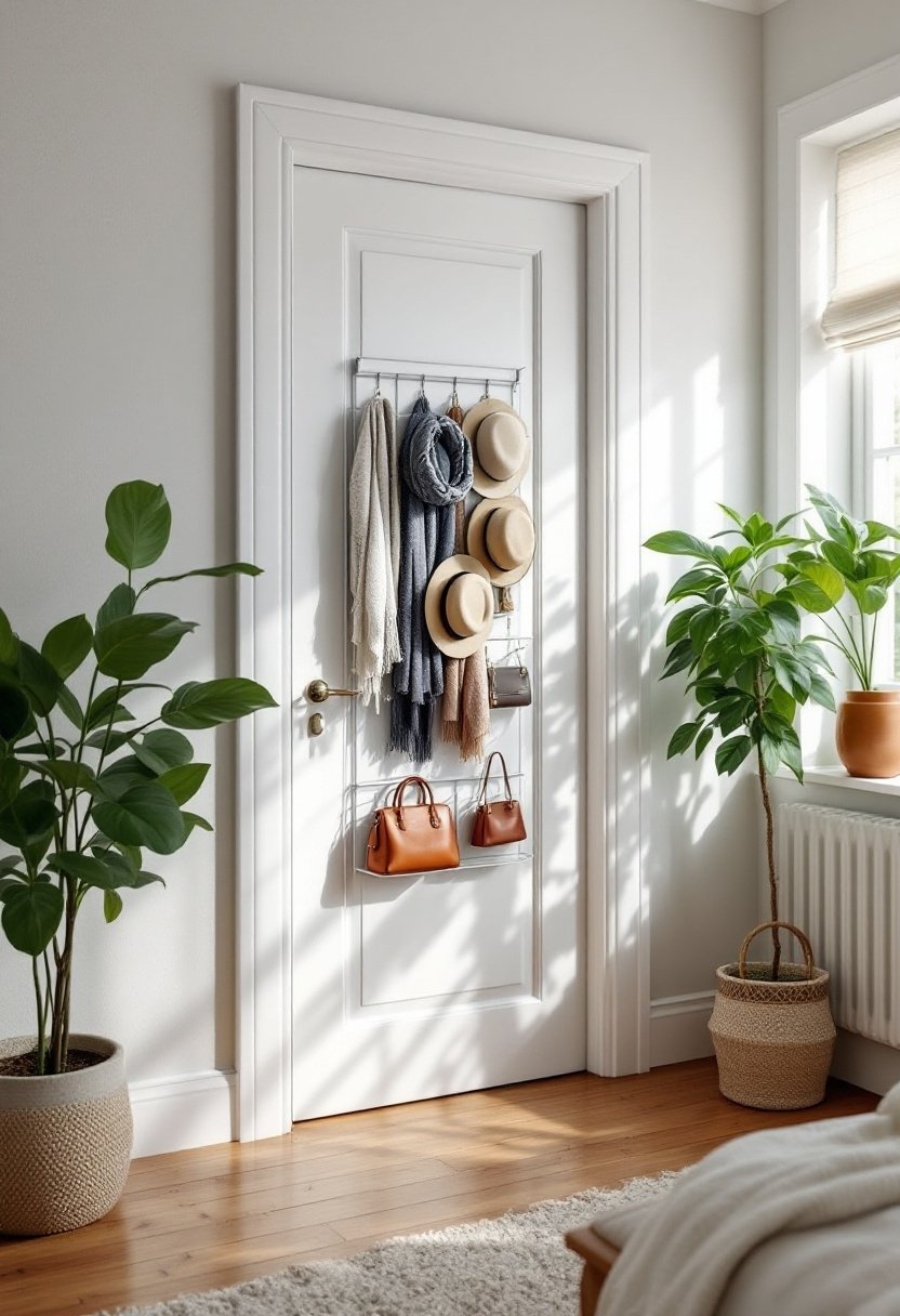 21 Bedroom Organization Ideas That Work 11 Maximize door space efficiently