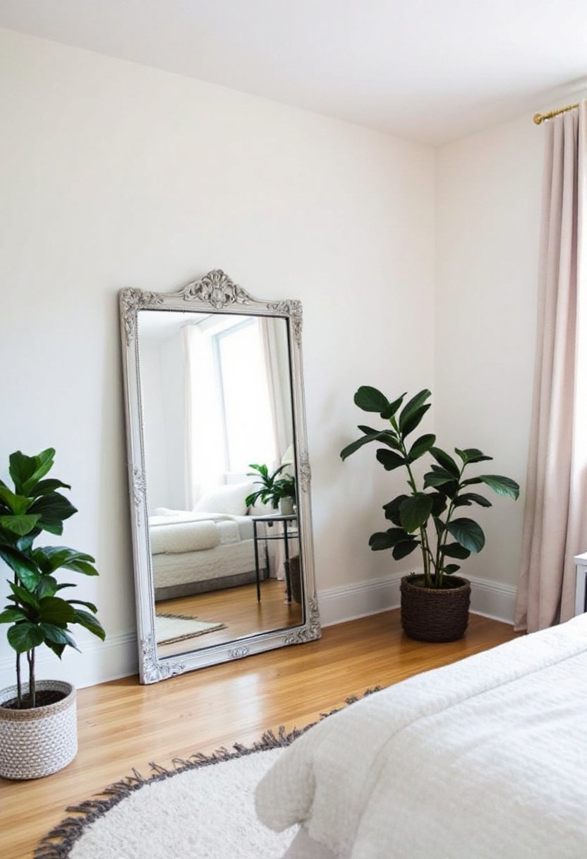 15 Budget-Friendly Small Bedroom Makeover Ideas 5 Maximize light with mirrors