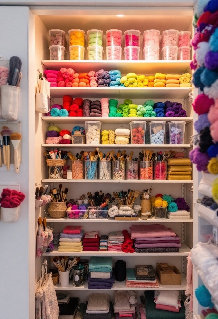 21 Craft Closet Organization Hacks You'Ll Love 15 Maximize vertical storage space