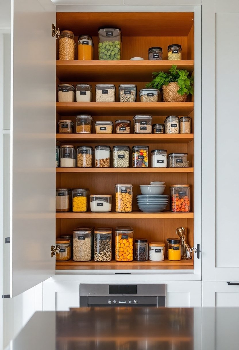 17 Brilliant Kitchen Cabinet Organization Hacks 8 Organize kitchen with labels