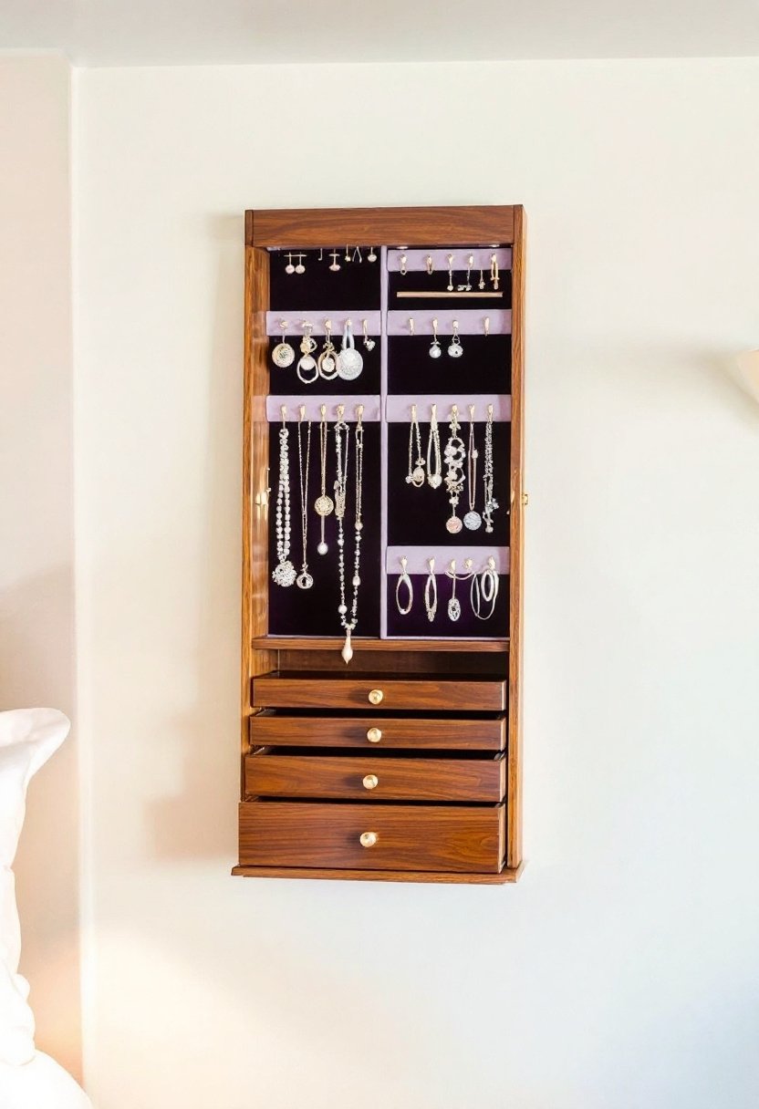 21 Bedroom Organization Ideas That Work 7 Organized accessible jewelry storage