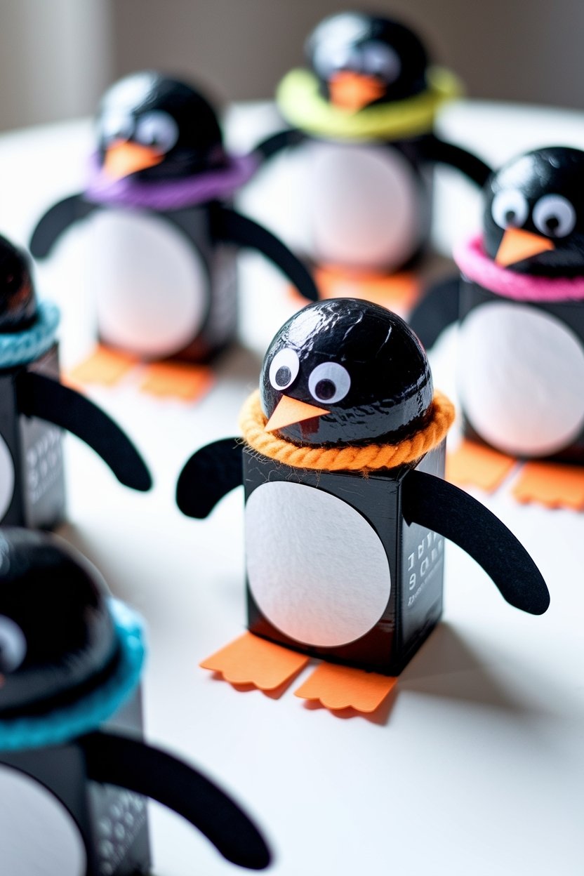 10 Adorable Penguin Crafts Kids Will Love To Make 8 Penguin craft using recycling
