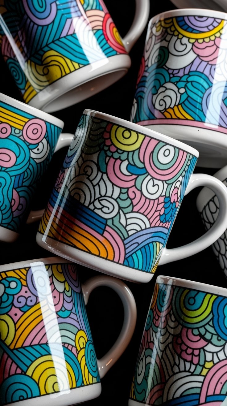 20 Beautiful Mug Painting Ideas 9 Personalized ceramic mug art