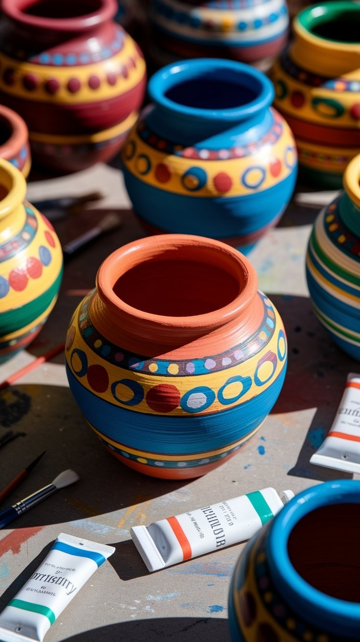 25 Dollar Tree Diy Crafts For Adults 12 Personalized painted terracotta pots