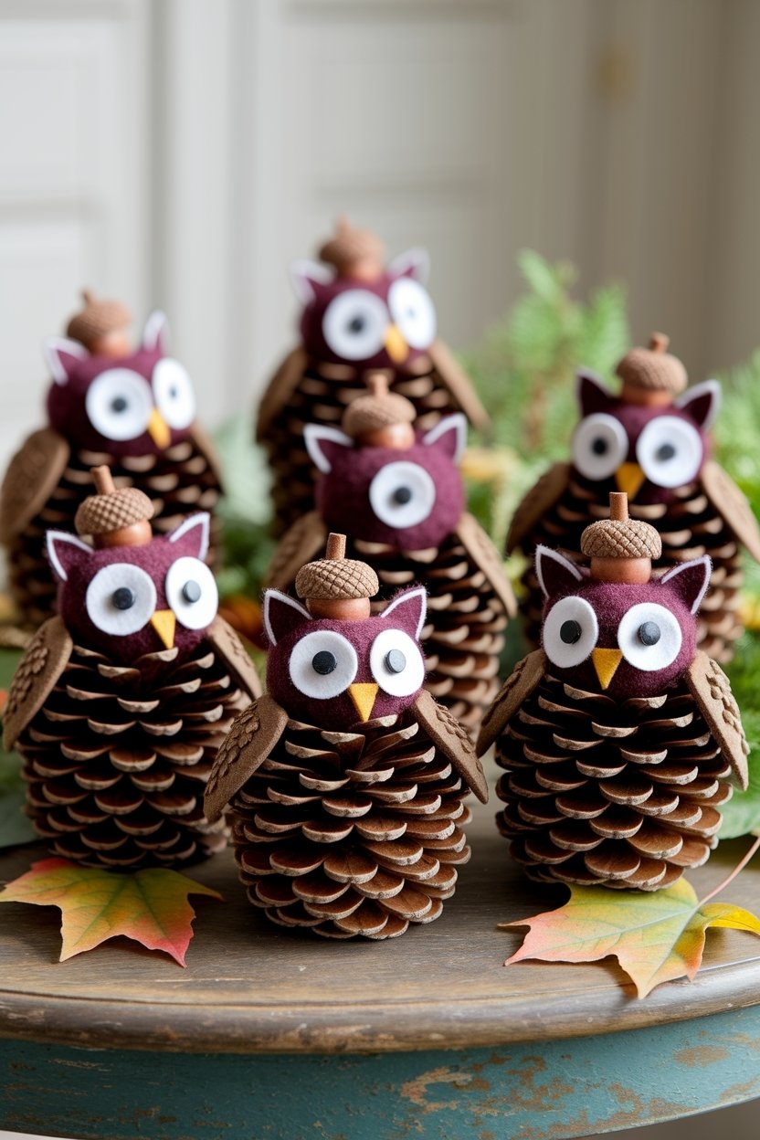 15 Beautiful Pine Cone Crafts For Every Season 15 Pine cone animal crafts