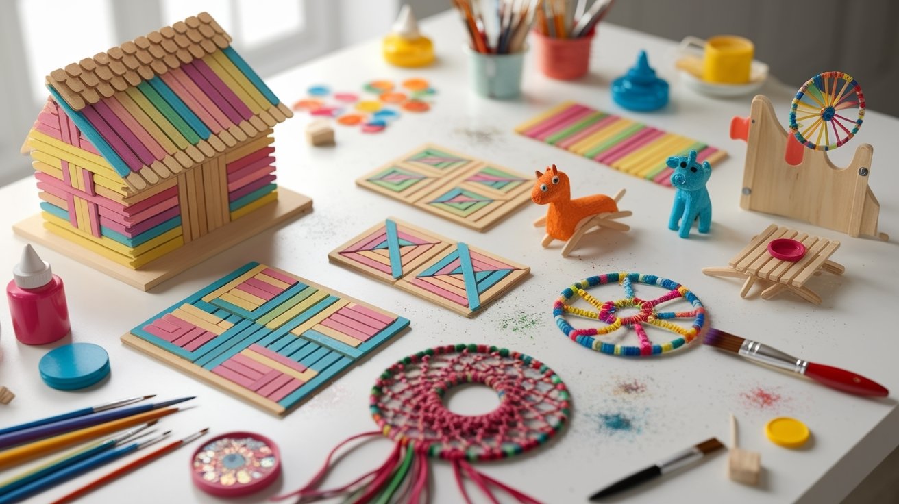 15 Creative Popsicle Stick Crafts For Kids And Adults 1 Popsicle stick craft ideas