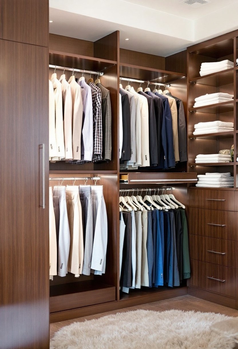 15 Ikea Pax Hacks For A Dream Closet 5 Pull out trouser racks organization
