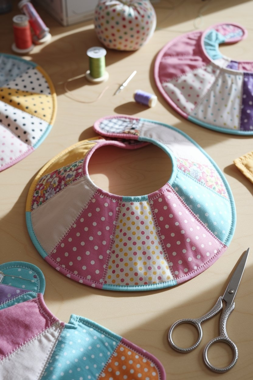 20 Scrap Fabric Projects You Can Sew In An Afternoon 13 Scrap fabric baby bibs