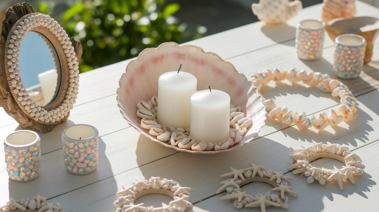 15 Stunning Seashell Crafts For Coastal Home Decor 1 Seashell crafts for decor