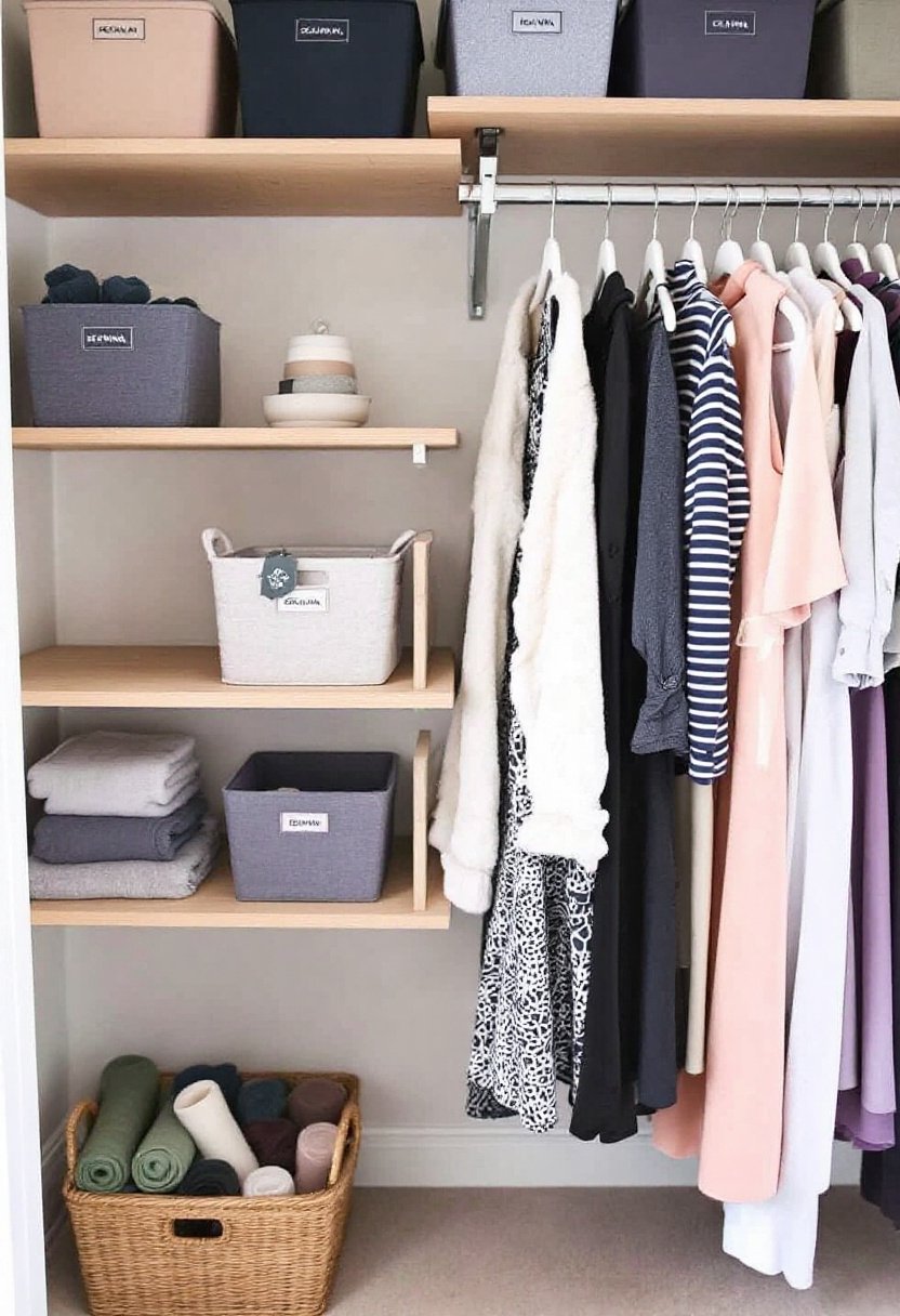 21 Bedroom Organization Ideas That Work 17 Seasonal clothing organization tips