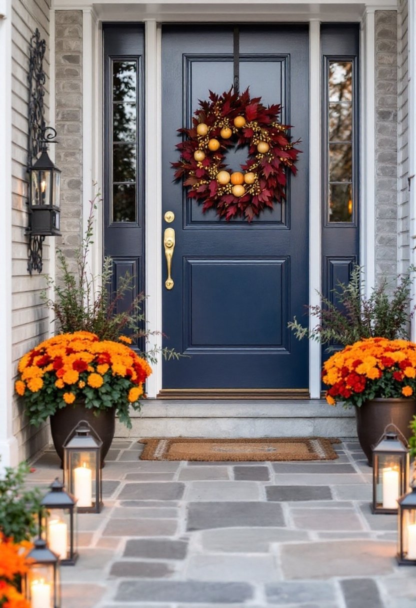 15 Beautiful Front Door Entryway Ideas 6 Seasonal wreath front door