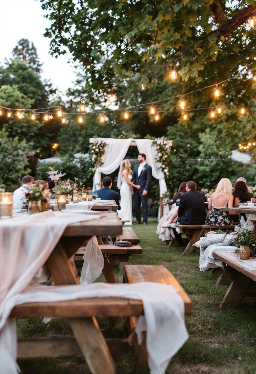 25 Backyard Wedding Ideas On A Budget 2 Simple elegant wedding theme