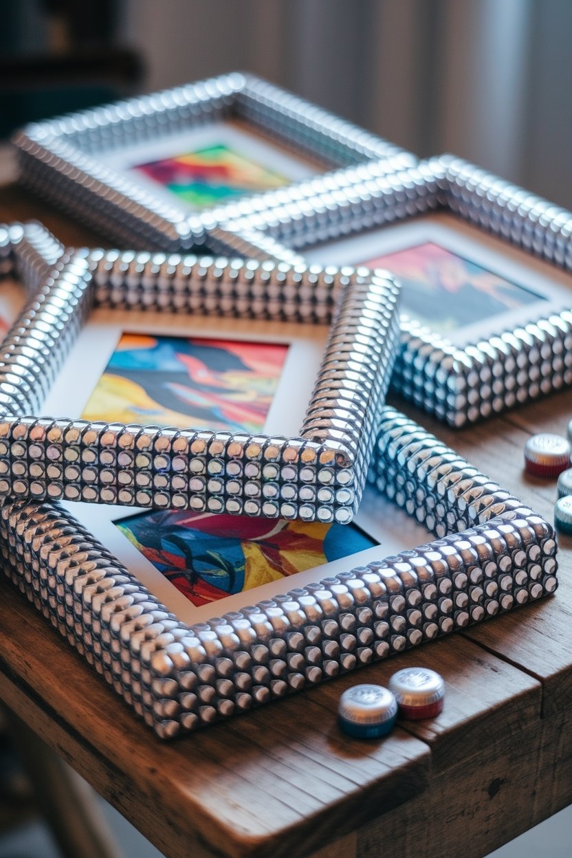 12 Cool Soda Tab Crafts You Won’t Believe Exist 4 Soda tab picture frames