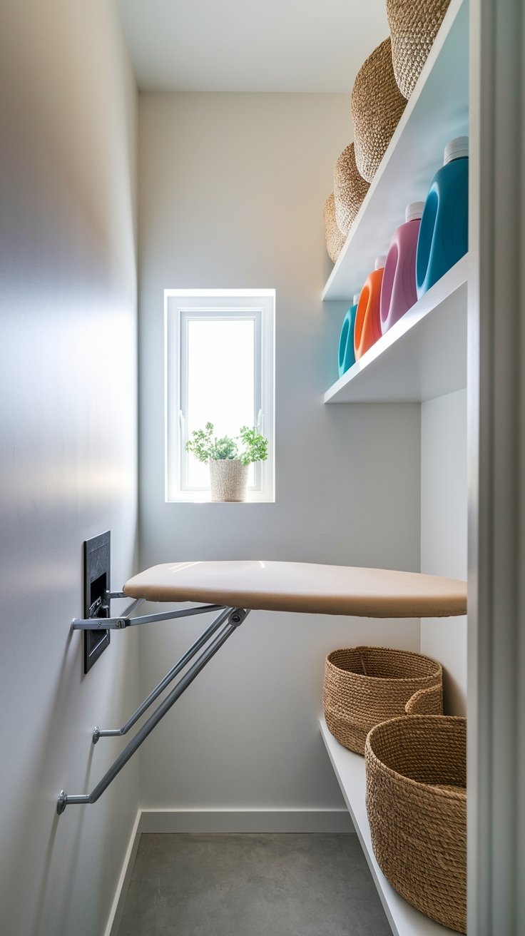 21 Inspiring Small Laundry Room Ideas 9 Space saving ironing solutions