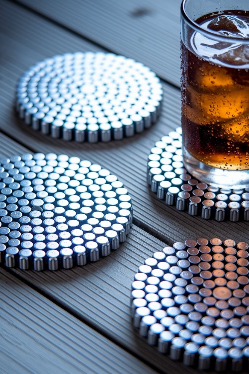 12 Cool Soda Tab Crafts You Won’t Believe Exist 11 Stylish eco friendly soda coasters
