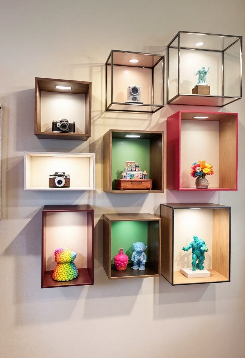 20 Modern Wall Shelf Ideas For Any Room 8 Stylish organization for collectibles