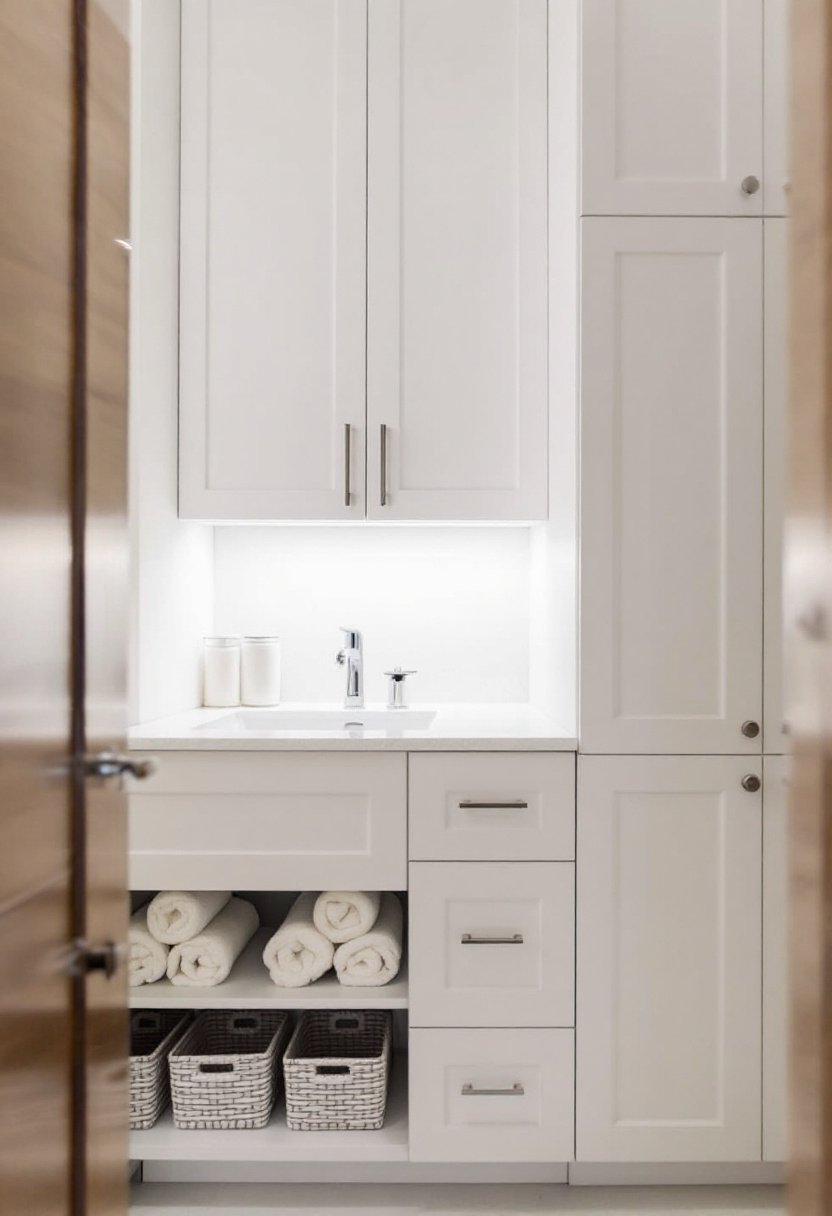 15 Clever Small Bathroom Storage Solutions 7 Stylish storage saving vanity solutions