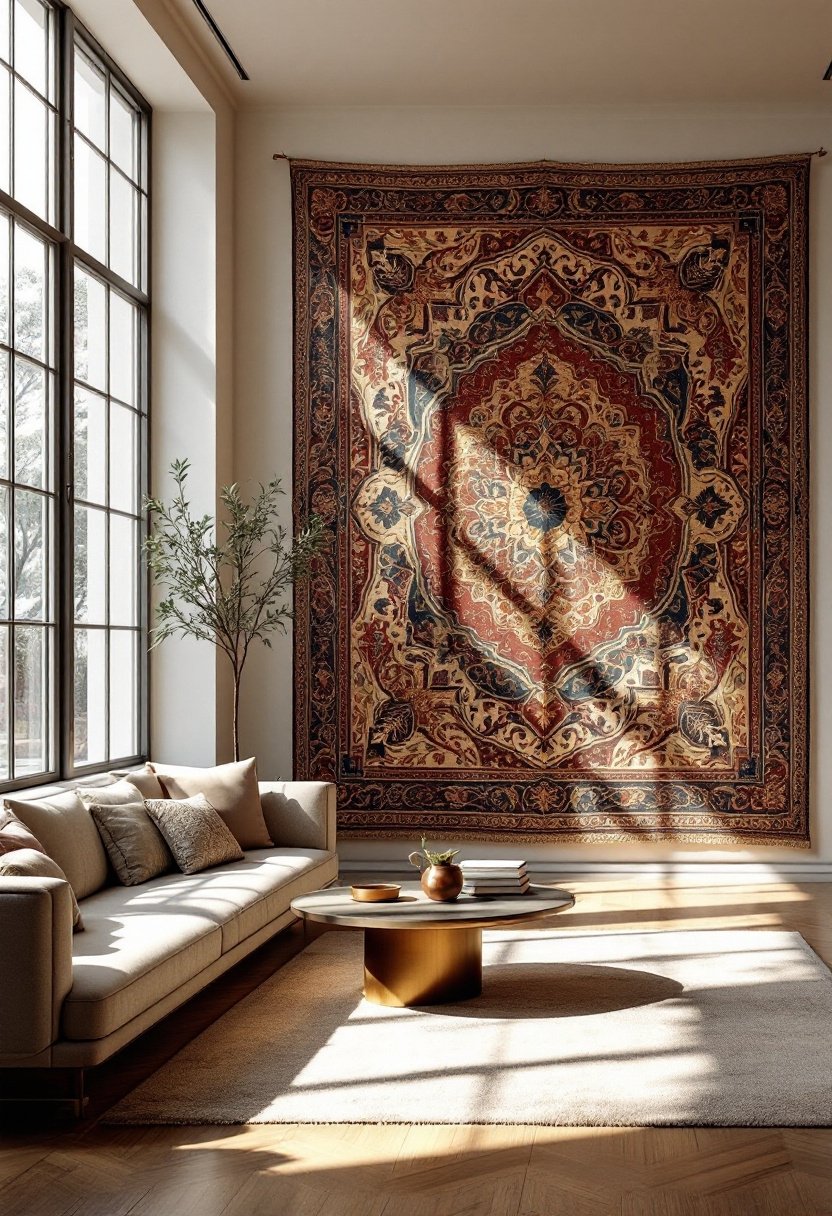 20 Stunning Living Room Wall Decor Ideas 8 Tapestries style care decor