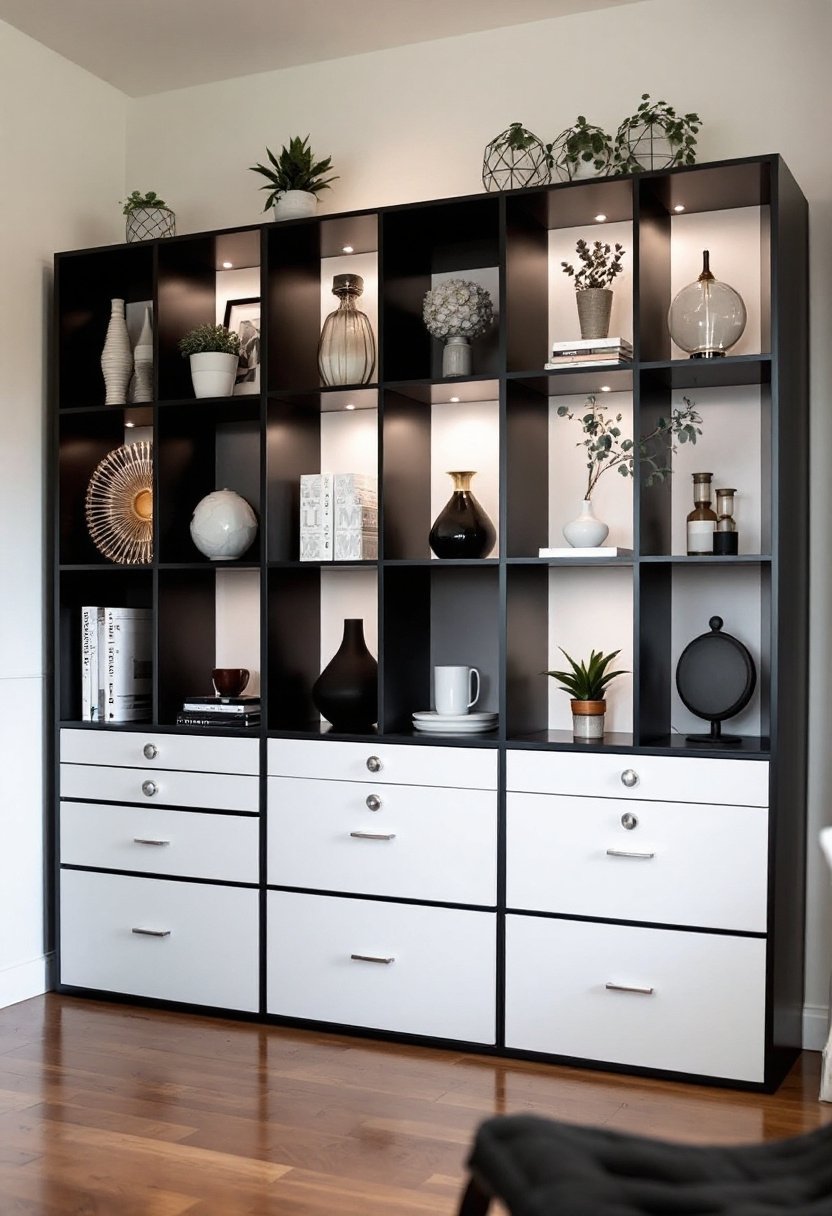 20 Stylish Ikea Kallax Ideas For Storage 10 Versatile pull out storage solution