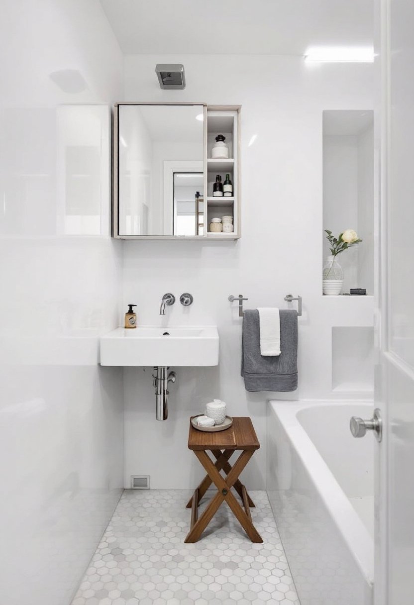 20 Tiny Bathroom Ideas That Wow 15 Versatile space saving furniture solutions