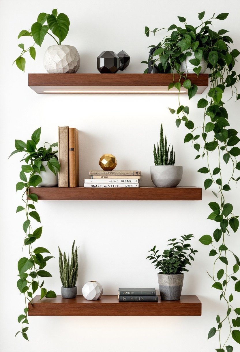 20 Modern Wall Shelf Ideas For Any Room 14 Vertical organization for decor