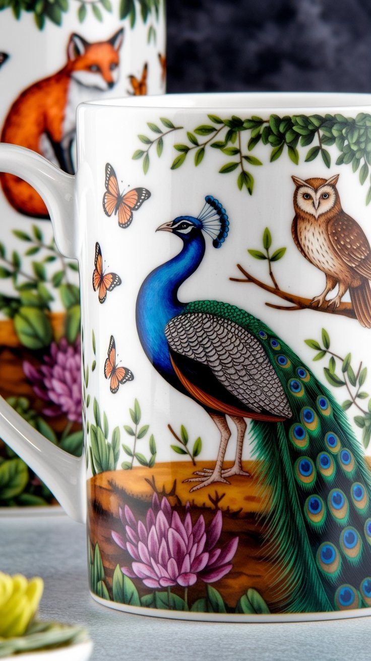 20 Beautiful Mug Painting Ideas 6 Vibrant animal mug designs