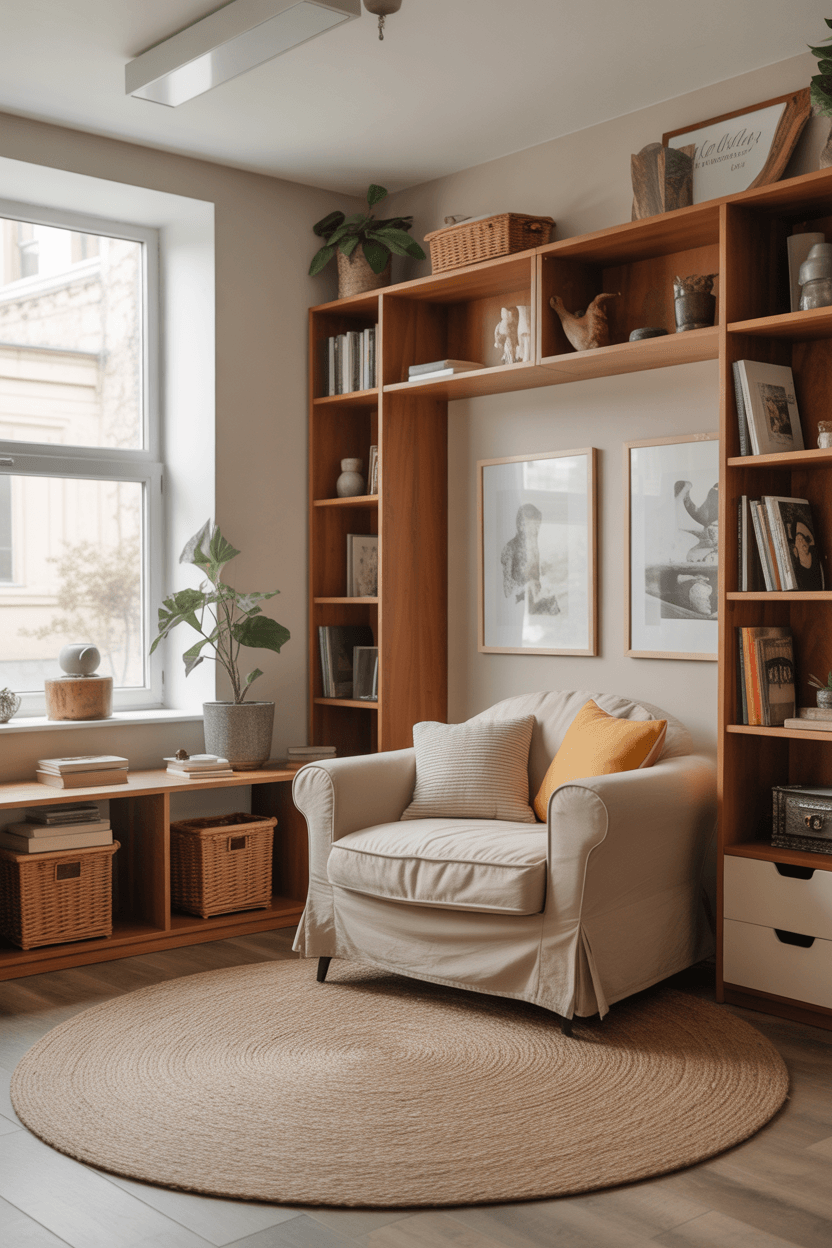 15 Hobby Room Design Ideas To Spark Your Creativity 2 2. The cozy reading nook