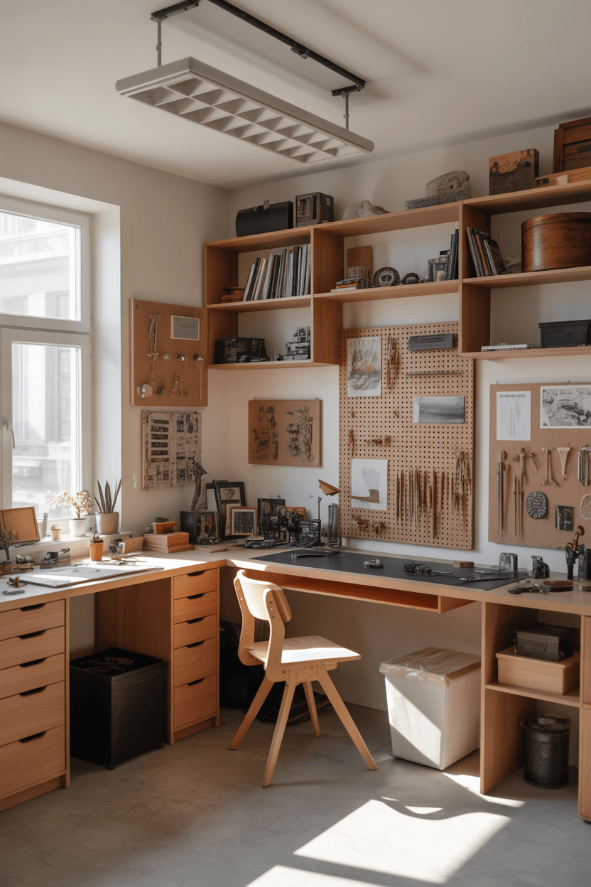 15 Hobby Room Design Ideas To Spark Your Creativity 7 7. The model builder’s workshop