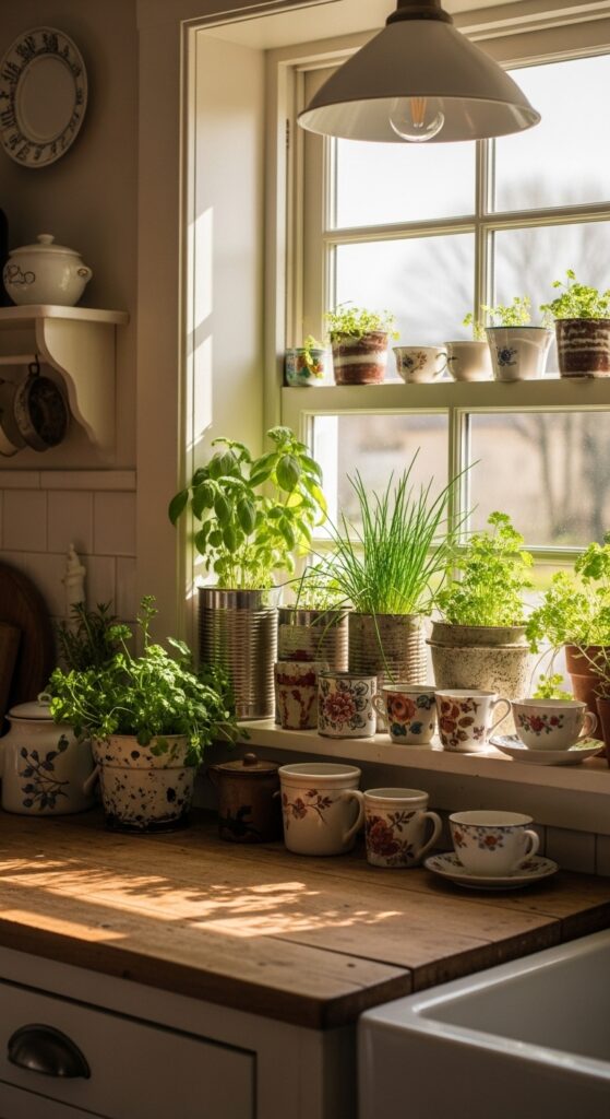 15 Cozy Cottage Core Kitchen Ideas For Whimsical Charm 9 Cottage core kitchen ideas 9