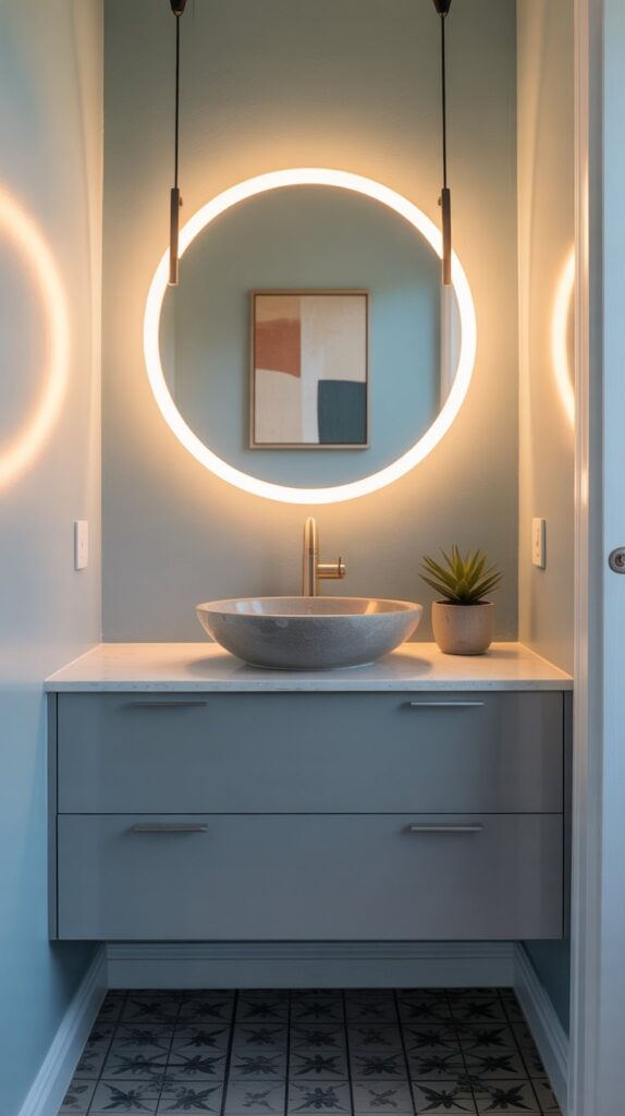 15 Small Powder Room Ideas To Maximize Style And Function 3 Small powder room idea 3