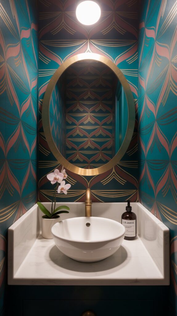 15 Small Powder Room Ideas To Maximize Style And Function 2 Small powder room idea