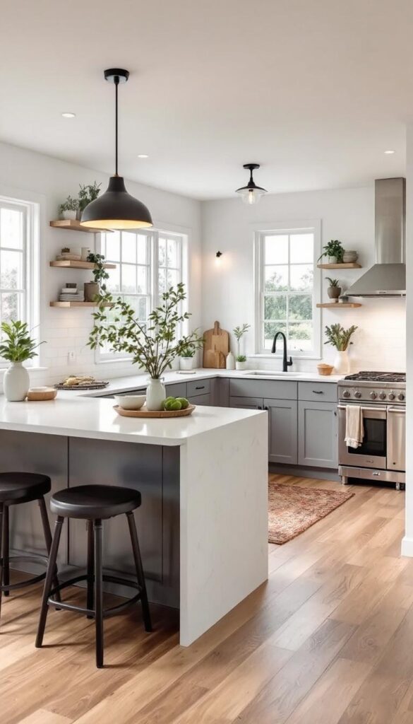 15 Modern Open Kitchen Designs For A Spacious Look 1 Open kitchen designs 1